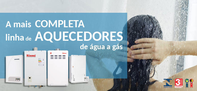 Aquecedores de água a gás